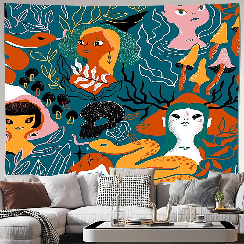 Home Landing Textiles - Gobelin Ścienny Dreamy Forest, Mistyczny Dekor