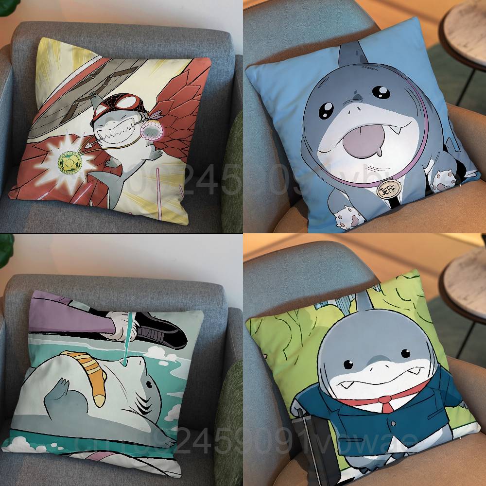 Home Landing Textiles - Poszewka na poduszkę Land Shark, urocza