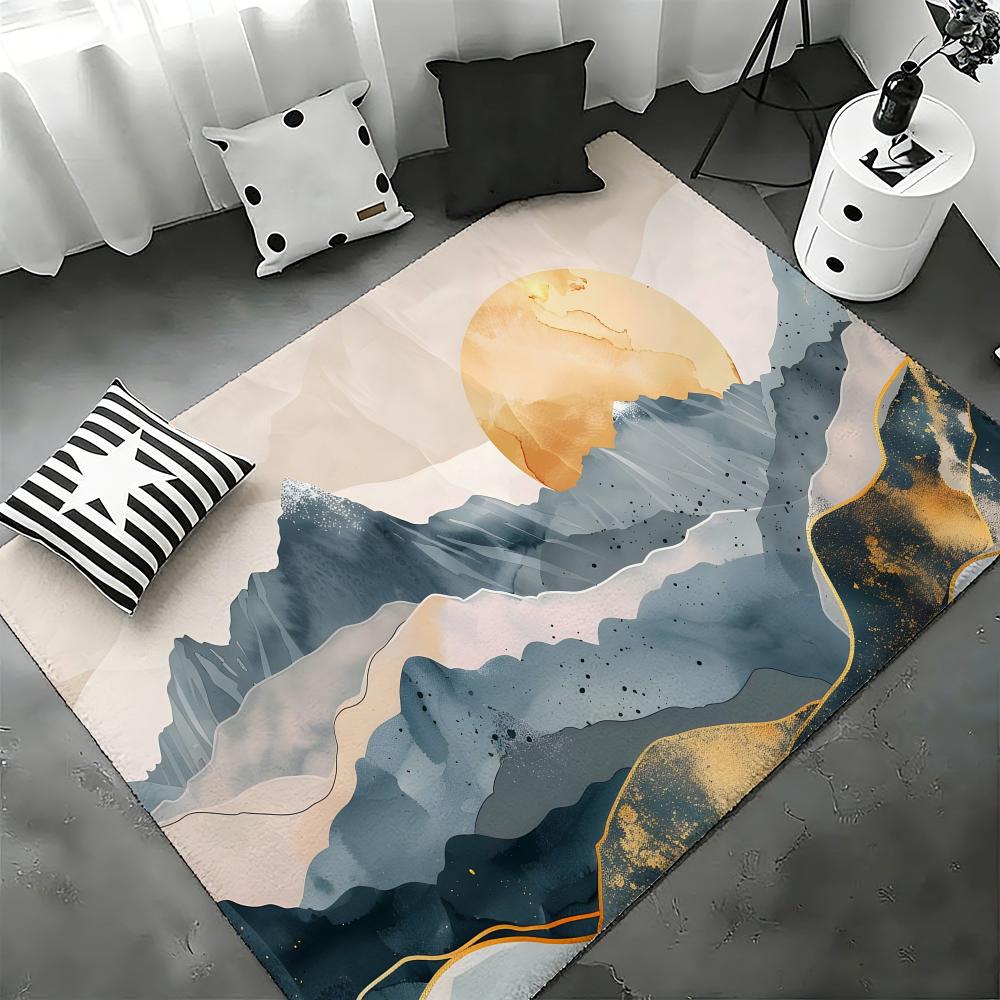 Home Landing Textiles - Mata podłogowa Mountain Land do sypialni,