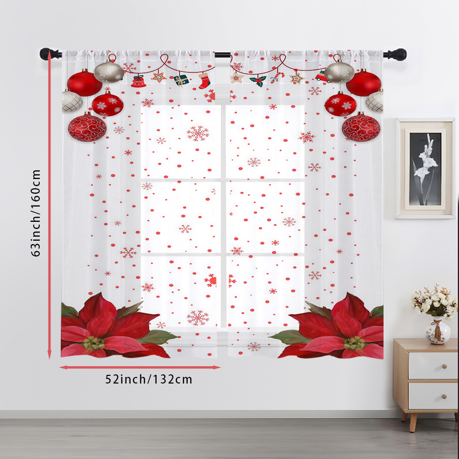 2 sztuki przezroczystych zasło – Curtain Sheer Voile recenzja i cena