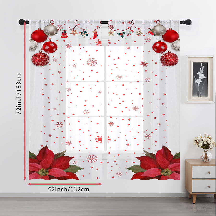 2 sztuki przezroczystych zasło – Curtain Sheer Voile recenzja i cena