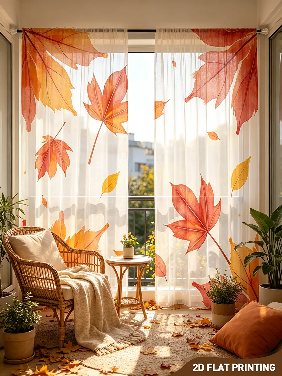 2 szt. Przezroczyste zasłony z – Curtain Sheer Voile recenzja i cena