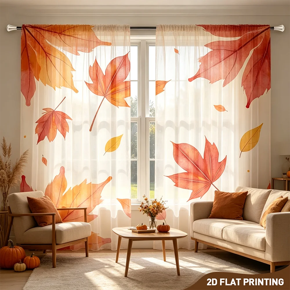2 szt. Przezroczyste zasłony z – Curtain Sheer Voile recenzja i cena