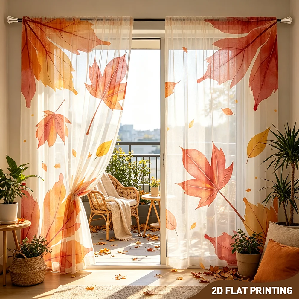 2 szt. Przezroczyste zasłony z – Curtain Sheer Voile recenzja i cena