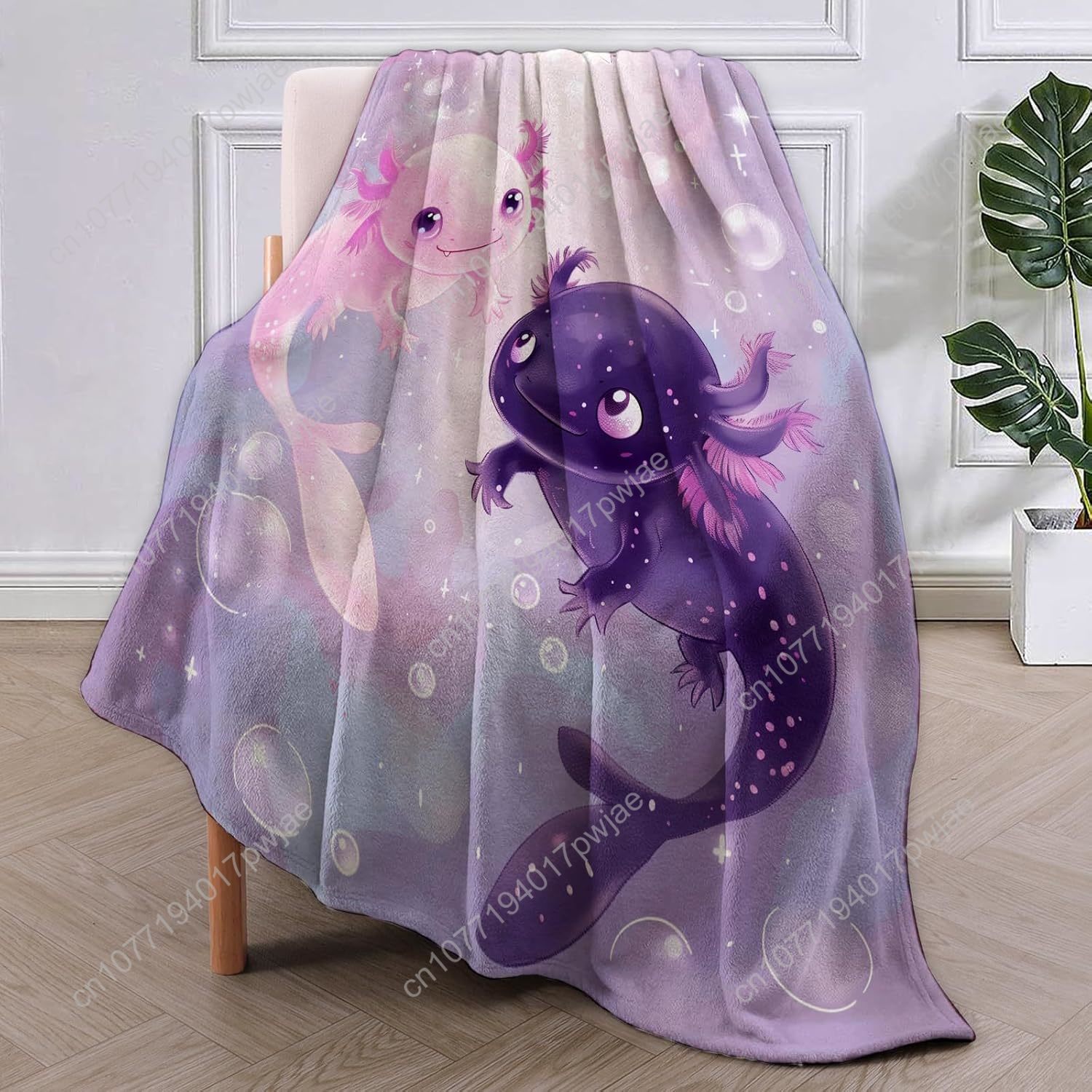 Koc z aksolotlem, urocze aksol – Home Textiles & Furnishings recenzja i cena