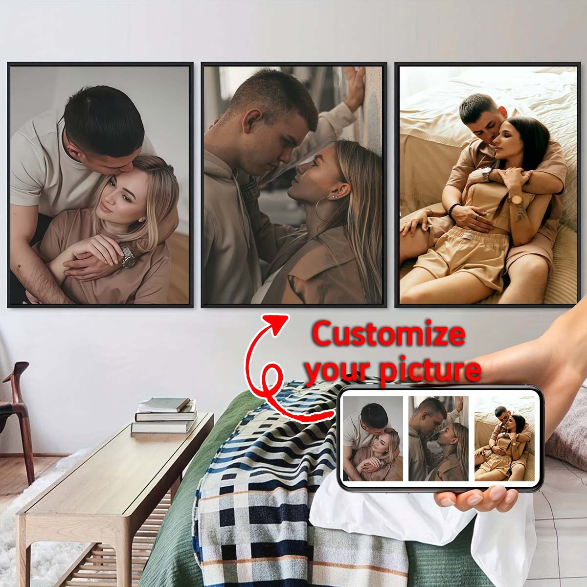 Tryptyk - 2D obraz olejny na d – Home Textiles & Furnishings recenzja i cena