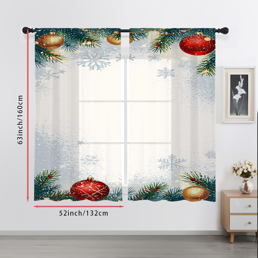 2 sztuki przezroczystych zasło – Curtain Sheer Voile recenzja i cena