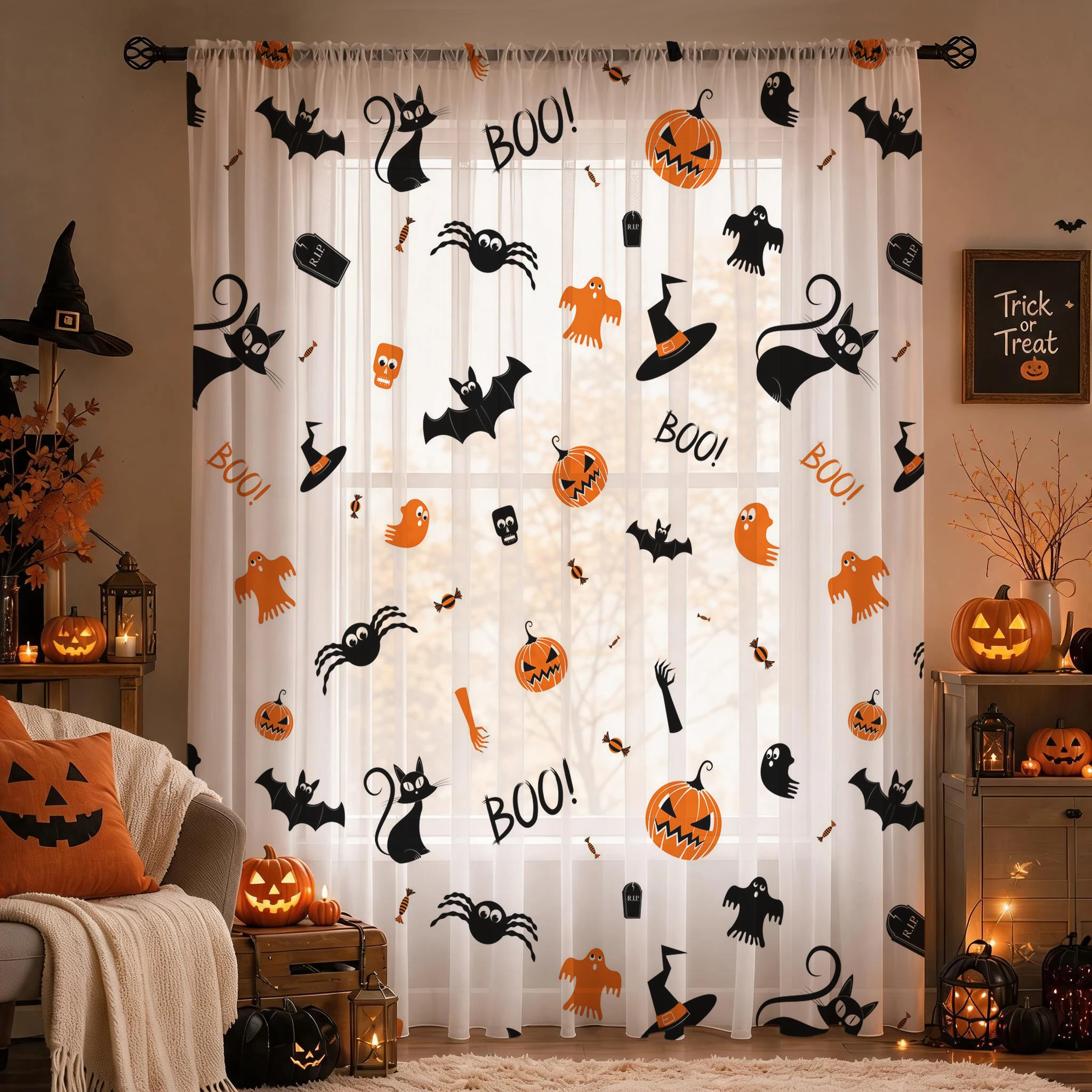 Przezroczysta zasłona na Hallo – Curtain Sheer Voile recenzja i cena
