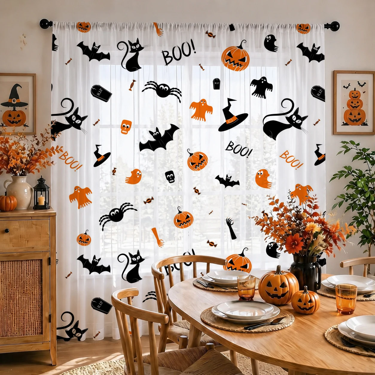 Przezroczysta zasłona na Hallo – Curtain Sheer Voile recenzja i cena