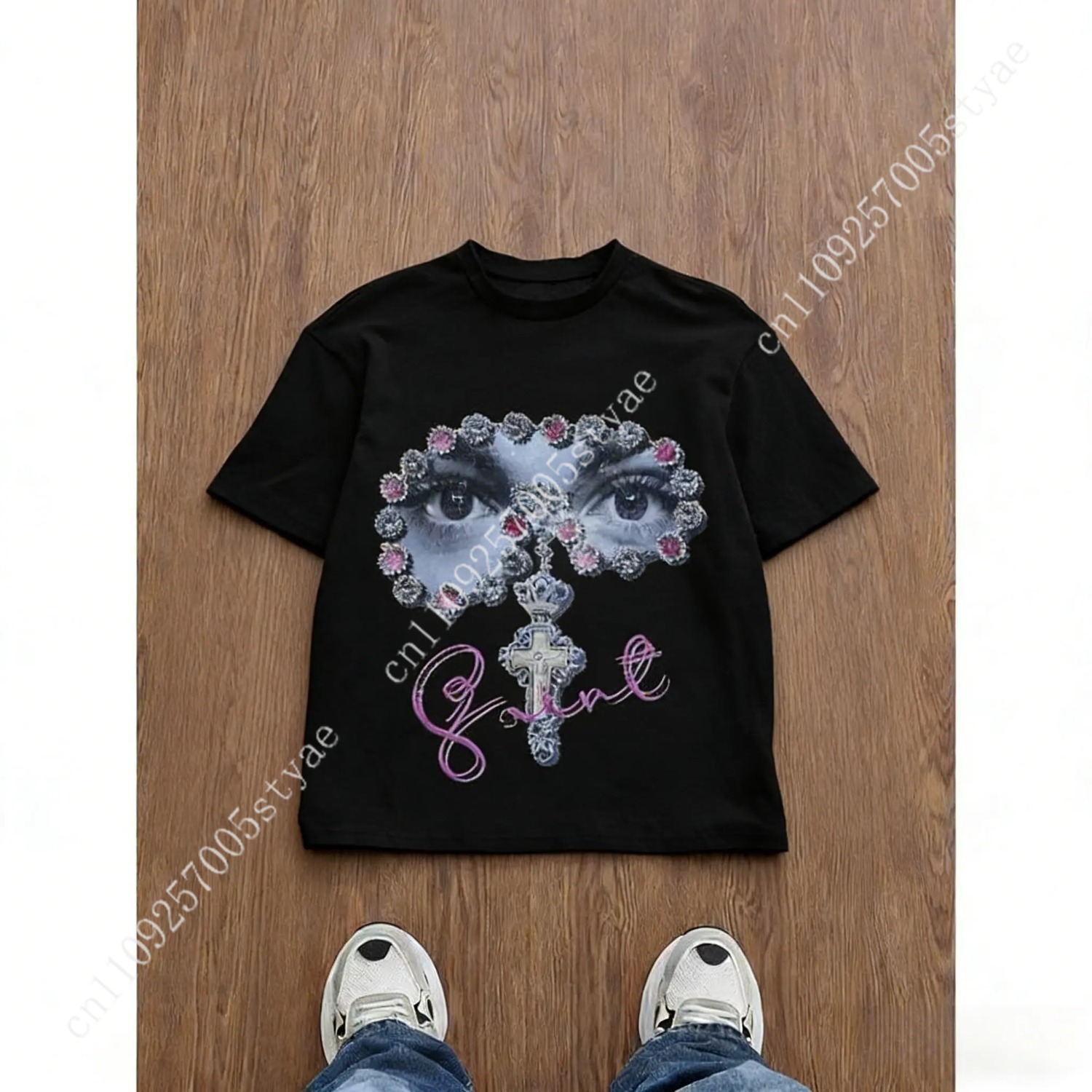 Męska koszulka z grafiką o luź – Quilt Cotton Summer recenzja i cena