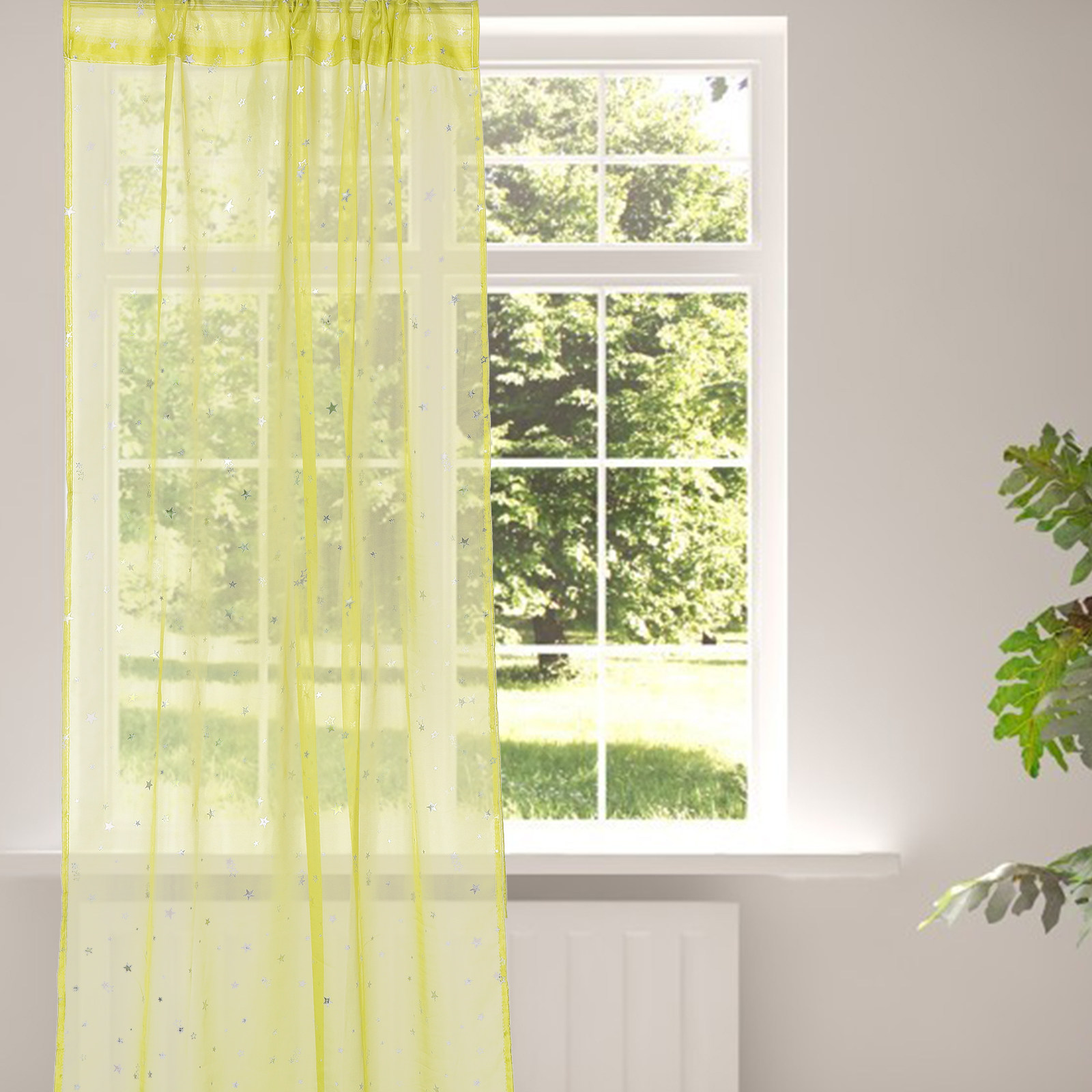 Zielone, przezroczyste zasłony – Curtain Sheer Voile recenzja i cena